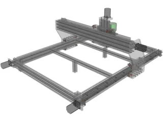 CNC Machine 3D Model