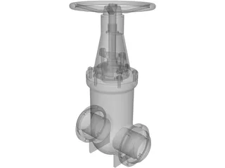 Gate Valve 3D Model