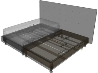 Adjustable Bed 3D Model
