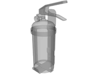 Fire Extinguiser 3D Model