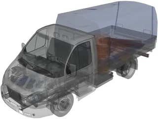 GAZ 3302 3D Model