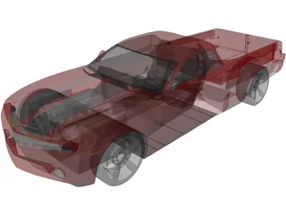 Chevrolet Camaro Elcomino (2010) 3D Model