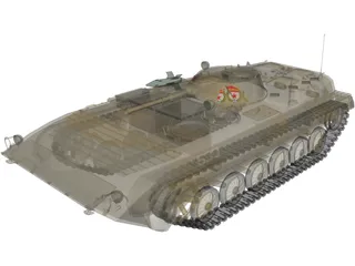 BMP-1 Russia 3D Model