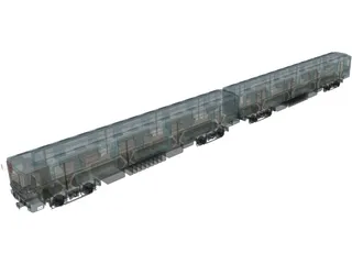 Underground Train Model 817MV 3D Model