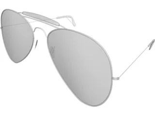 Rayban Sunglasses 3D Model