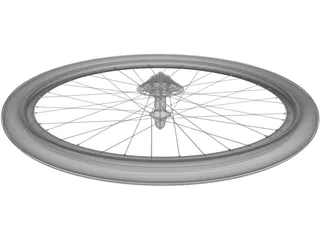 Wheel Rear Bicycle 28 3D Model