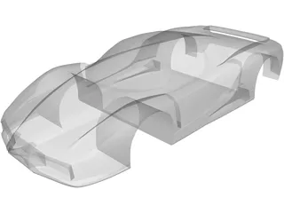 Ferrarri Enzo Body 3D Model