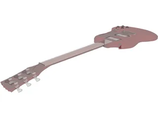 Guitar SG Gibson 3D Model