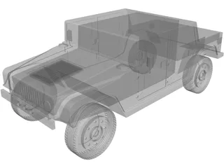 Hummer H1 3D Model