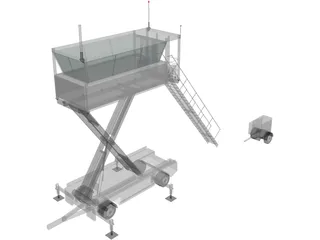 Mobile Air Traffic Control 3D Model