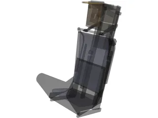 Martin Baker Mk2 Ejection Seat 3D Model