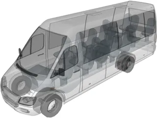 Mercedes-Benz Microbus 3D Model