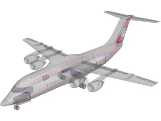 British Aerospace BAe 146 Statesman 3D Model