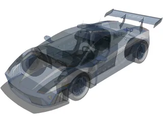Lamborghini Gallardo Italian Police 3D Model