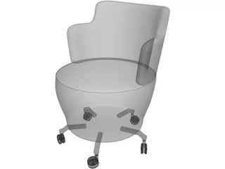 Tarn Orangebox Chair 3D Model