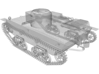 T-38 3D Model