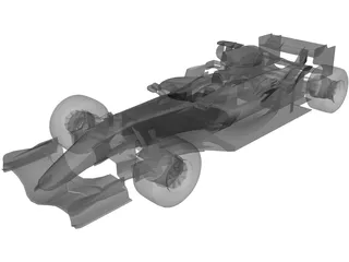 McLaren MP4-20 F1 3D Model