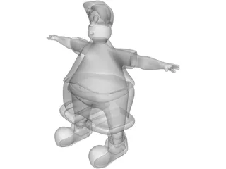 Fatty Boy 3D Model