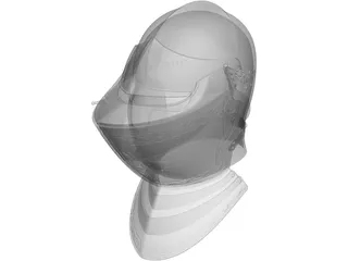 Armet Helmet 3D Model