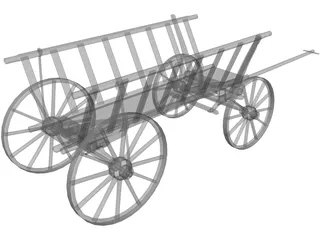 Handcart 3D Model