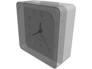 Desk Clock 3D Model