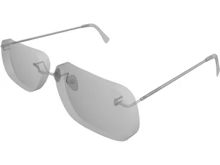 Carbon Glasses 3D Model