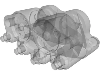 Disc Brakes Caliper 3D Model