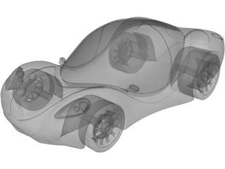 Venus concept car 3D Model