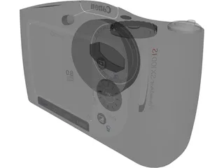 Canon SX120 IS Powershot 3D Model