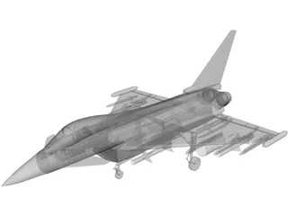 Eurofighter 2000 3D Model