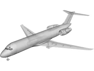 Boeing 717 3D Model