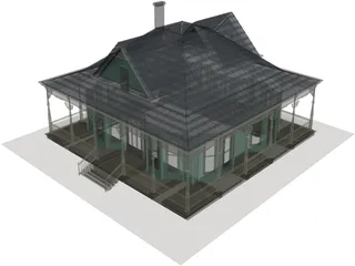 Antique House 3D Model