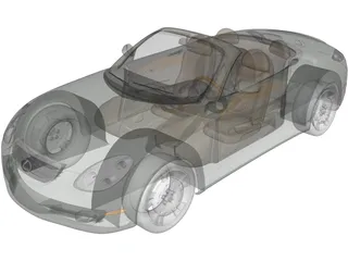 Lexus SC430 (2010) 3D Model