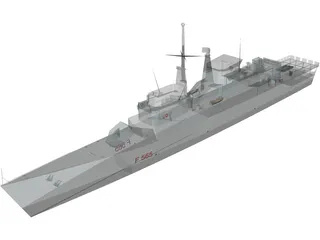Sagittario Ship 3D Model