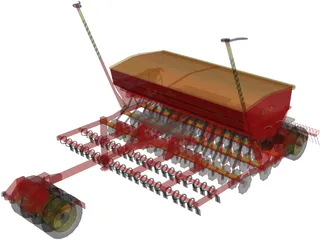 Vaderstad Rapid 400 3D Model