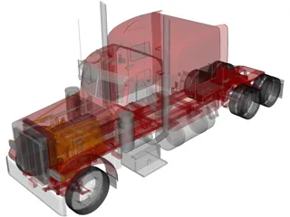 Peterbilt 379 (2009) 3D Model