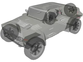 Hummer HX Concept (2010) 3D Model