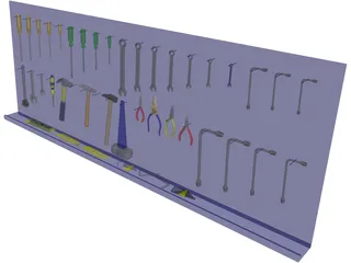 Mechanics Tools 3D Model