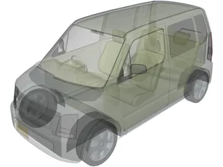 Suzuki Wagon R 3D Model