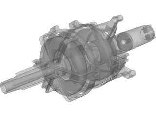 Electric Motor 3D Model