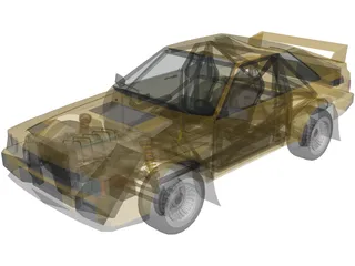 Audi Sport Quattro WRC 3D Model