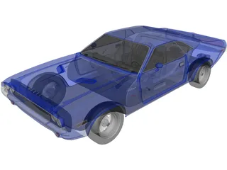 Dodge Challenger R/T (1970) 3D Model