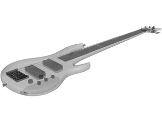 Guitar Electric Bass 3D Model