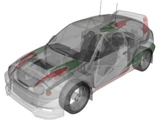 Toyota Corolla WRC (1998) 3D Model