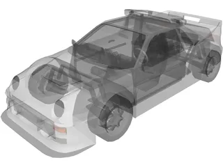 Ford RS200 Group B 3D Model