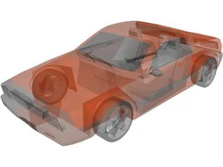 Lancia Beta Montecarlo 3D Model