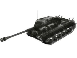 ISU-122S 3D Model