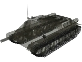 SU-122 3D Model