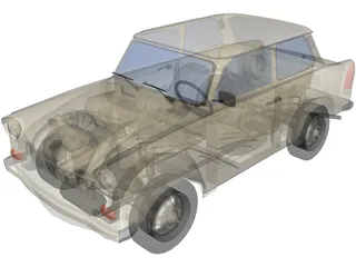 Trabant 601 3D Model