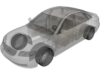 Hyundai Azera 3D Model